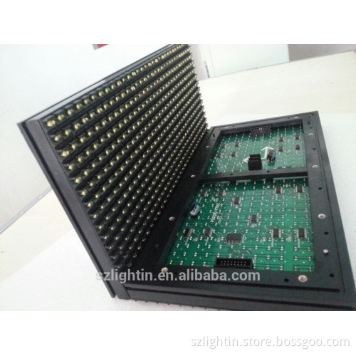 factory price for p10 outdoor single color led display module